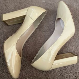 Nude block business heels! Very gently used.